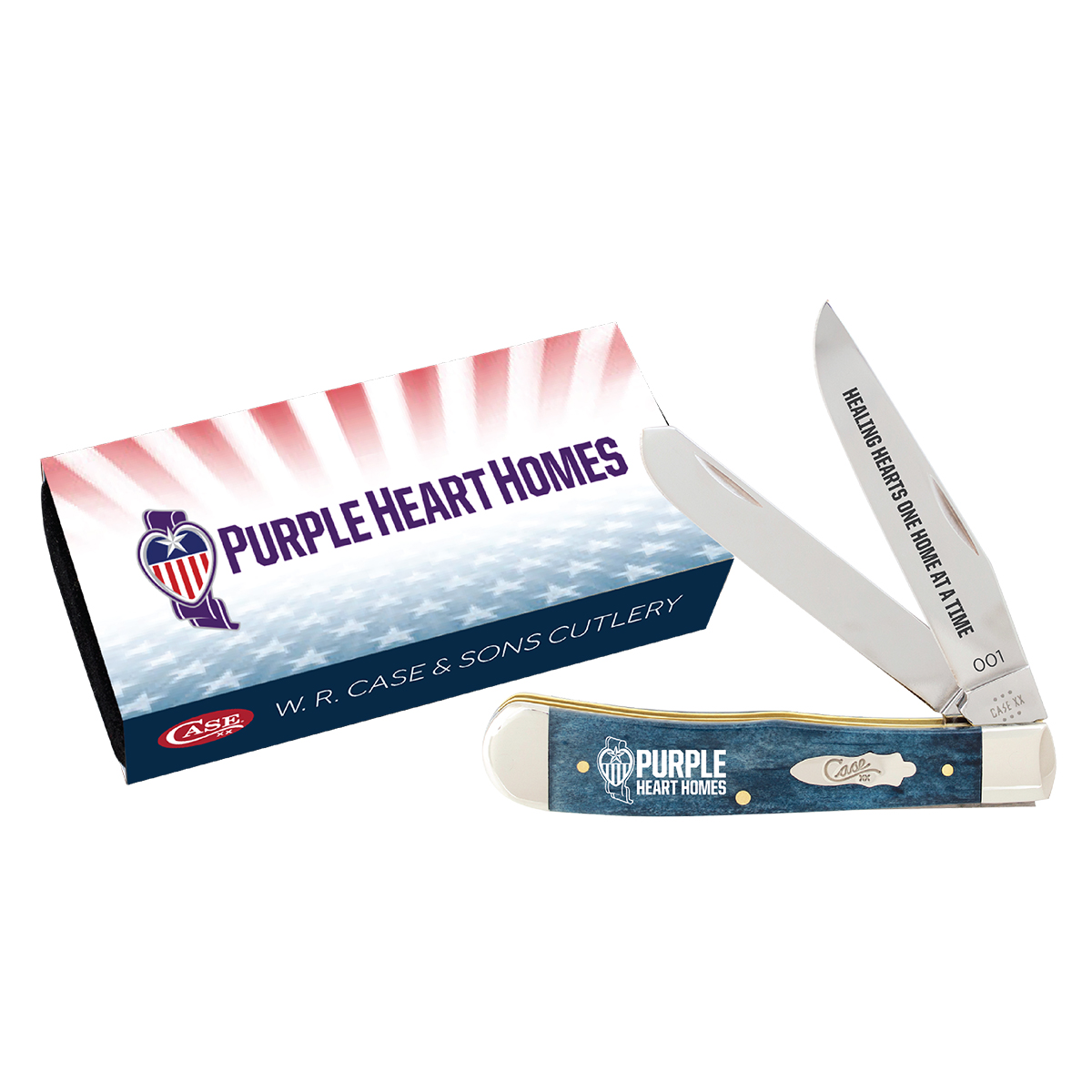 Purple Heart Homes Serialized Mediterranean Blue Bone Trapper Gift Set