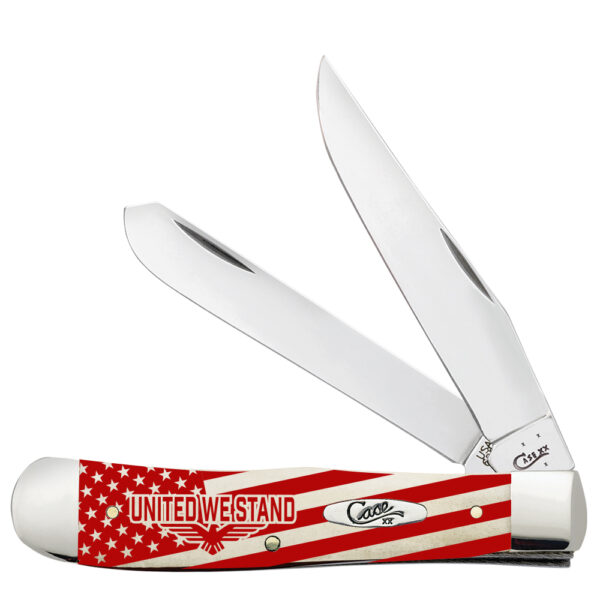 Patriot Series Smooth Natural Bone United We Stand Trapper
