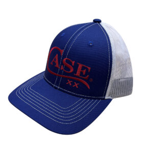 CASE LOGO HAT ROYAL WHITE