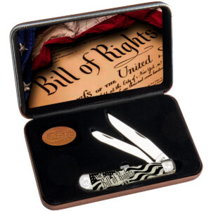 Smooth Natural Bone Bill of Rights Trapper Jewel Box Set