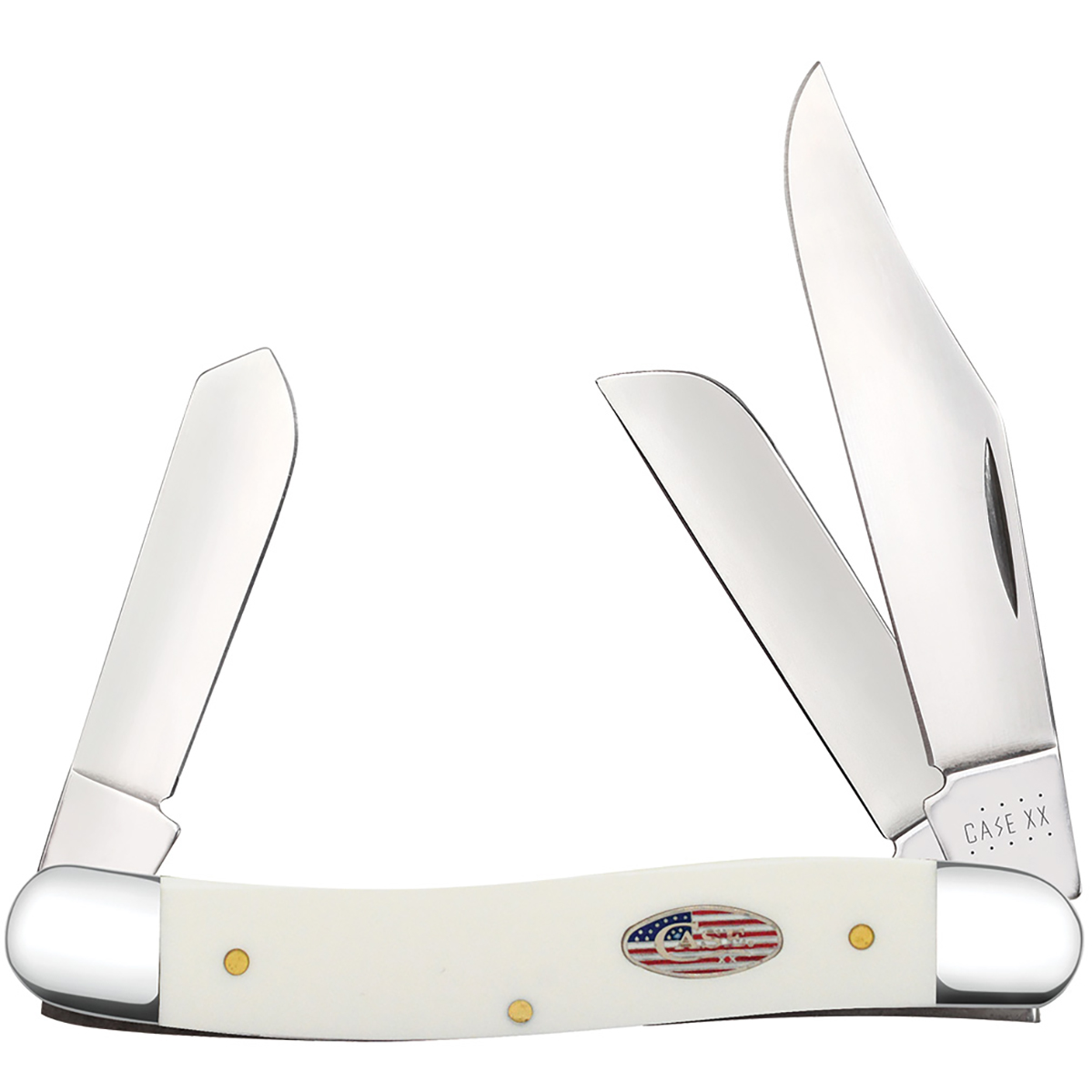 Stars & Stripes White Synthetic Stockman