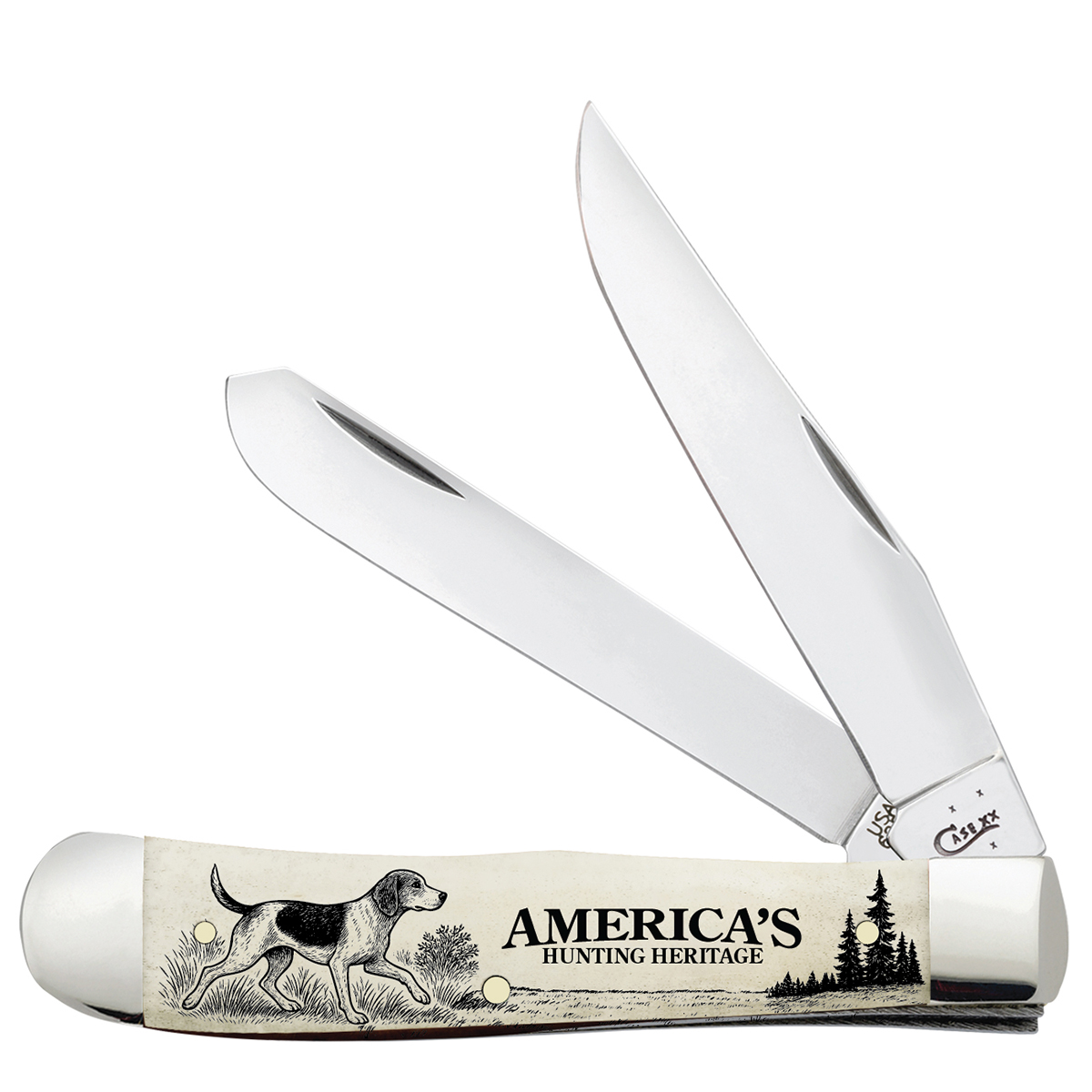America's Hunting Heritage Natural Bone Coon Dog Trapper
