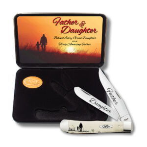 Father & Daughter Smooth Natural Bone Trapper Gift Set