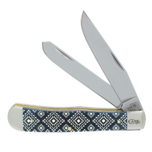 Southwestern Stitch Mediterranean Blue Bone Trapper